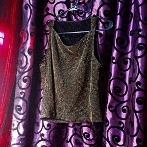 1990's Goth Y2K Chainmail Tank Top (Slinky)
